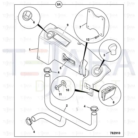 JCB Part No.# 826/01519, SCREW - JCB Spare Parts