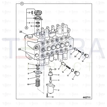 JCB Part No.# 25/221208, SEAL - JCB Spare Parts