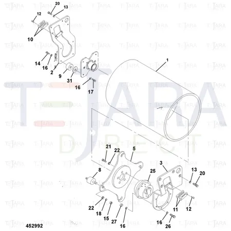 JCB Part No.# 2622/21613, Damper Rubber - JCB Spare Parts