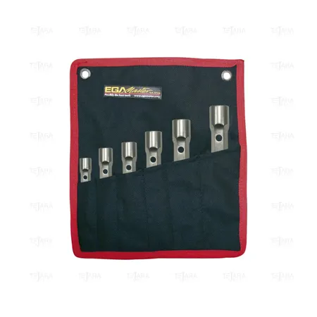 SET OF 6 PCS. OF SOCKET DOUBLE ENDED WRENCHES 6-7 / 16-17 MM TITACROM® - EGA Master