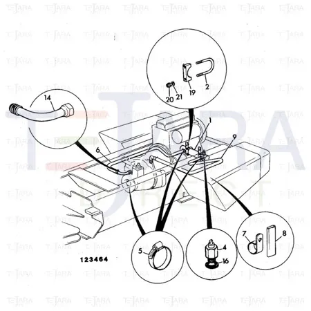 JCB Part No.# 648/02512, HOSE - JCB Spare Parts