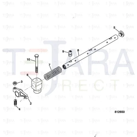JCB Part No.# 02/950343, Screw M10x80 - JCB Spare Parts
