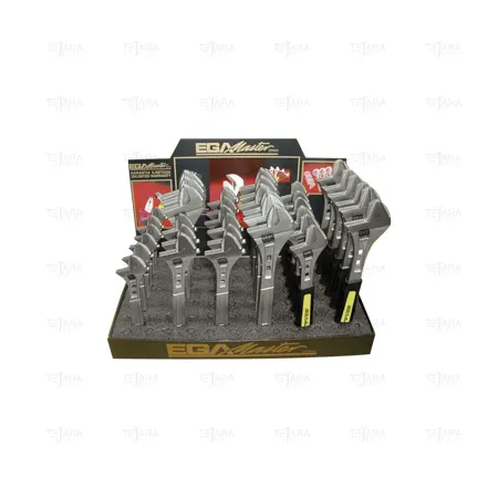 DISPLAY OF 36 ADJUSTABLE WRENCHES TITACROM® - EGA Master