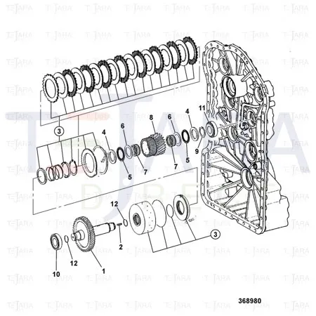 JCB Part No.# 04/600344, BEARING - JCB Spare Parts