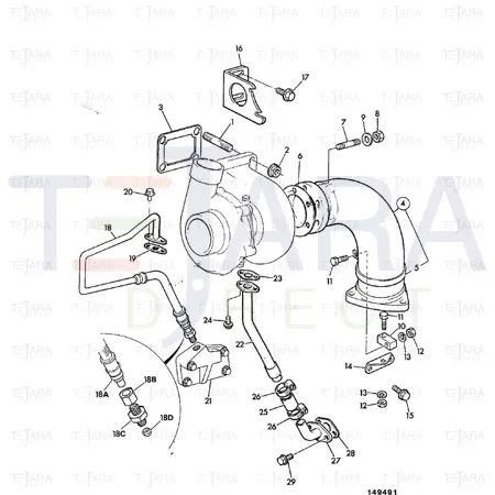 JCB Part No.# 02/291117, SCREW - JCB Spare Parts