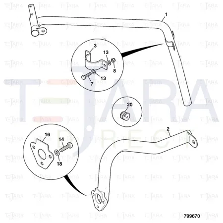 JCB Part No.# 826/11155, SCREW - BUTTON HEAD - JCB Spare Parts