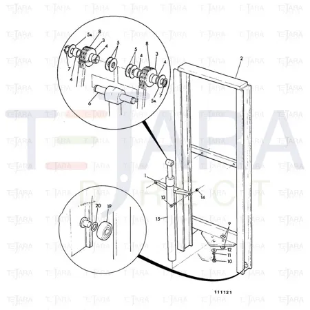 JCB Part No.# 829/00303, SPACER - JCB Spare Parts