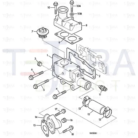JCB Part No.# 02/200147, GASKET - JCB Spare Parts