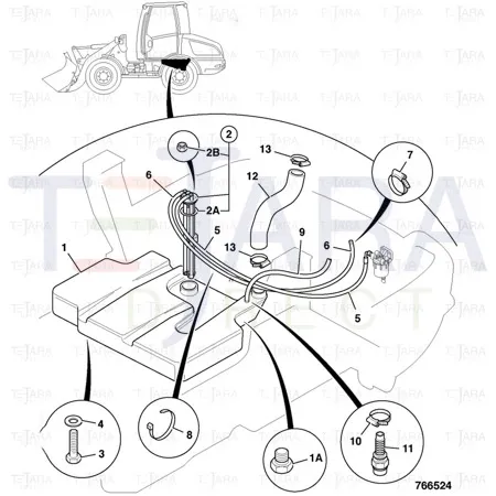 JCB Part No.# 816/90702, PLUG 1/2 UNF O-RING BOSS - JCB Spare Parts