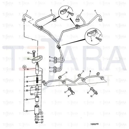 JCB Part No.# 02/100290, BOLT - JCB Spare Parts