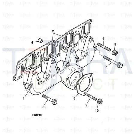 JCB Part No.# 02/201534, GASKET - JCB Spare Parts