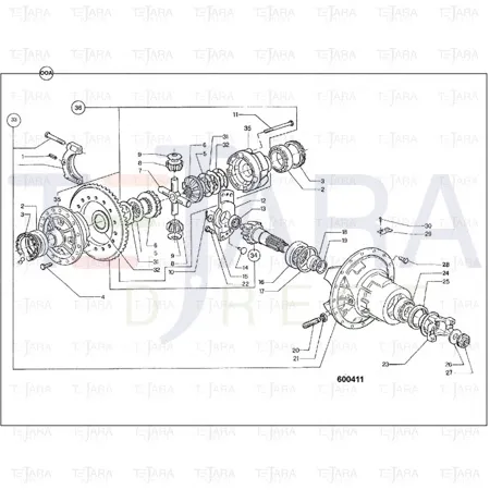 JCB Part No.# 10/906470, CLUTCH - JCB Spare Parts
