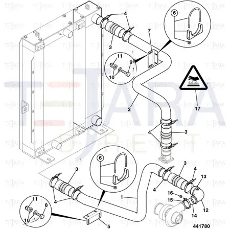 JCB Part No.# 02/911206, SEAL - JCB Spare Parts