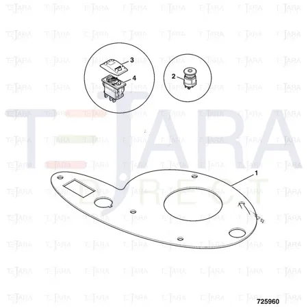 JCB Part No.# 701/58897, 4TH BOOM EXTN ACTUATOR - JCB Spare Parts