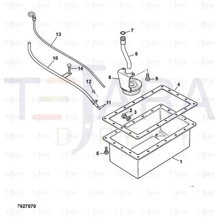 JCB Part No.# 02/634140, DIPSTICK OIL LEVEL - JCB Spare Parts