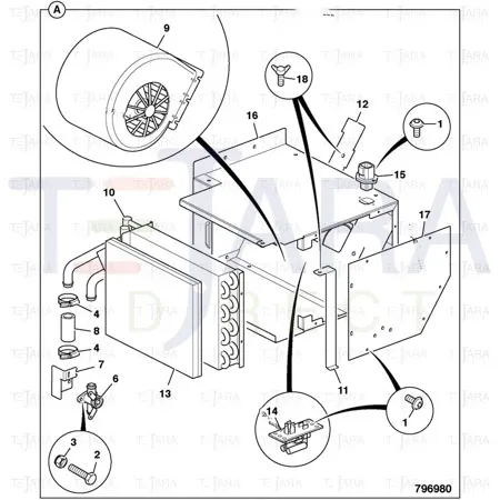 JCB Part No.# 716/30152, RESISTOR 12V - JCB Spare Parts