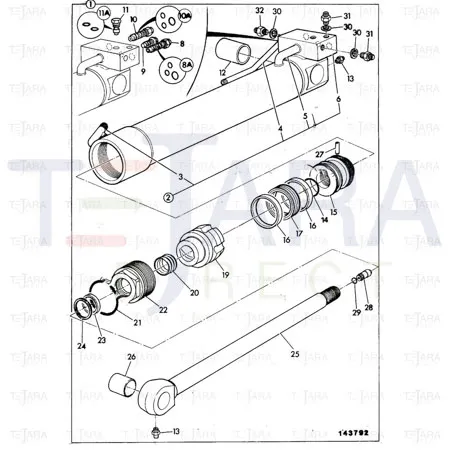 JCB Part No.# 928/06010, C-Valve CVCV-XCN (3:1 Vented PO) - JCB Spare Parts