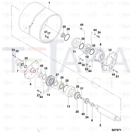 JCB Part No.# 2200/00066, WASHER - JCB Spare Parts