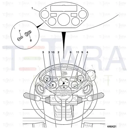 JCB Part No.# 704/50117, FUEL GAUGE - JCB Spare Parts