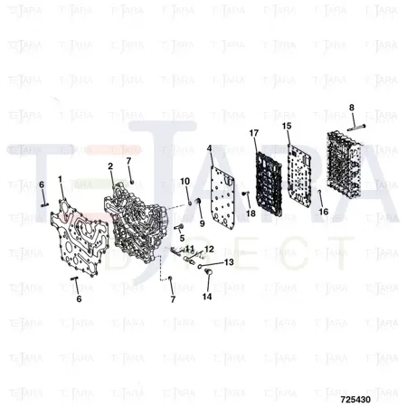 JCB Part No.# 331/42596, Gasket - JCB Spare Parts