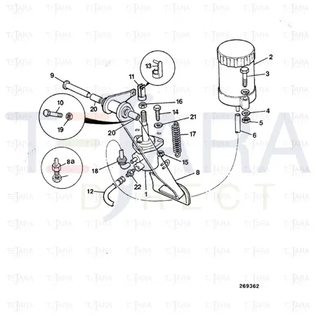 JCB Part No.# 2410/0308, GROMMET - JCB Spare Parts