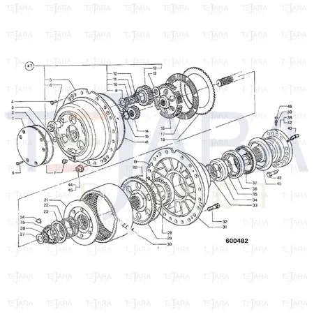 JCB Part No.# 10/906498, BEARING - JCB Spare Parts