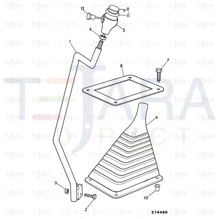 JCB Part No.# 160/01117, KNOB ASSEMBLY - JCB Spare Parts