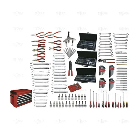 UNIVERSAL SET 290 PCS WITH TOOL CHEST AND EVA TRAYS - EGA Master