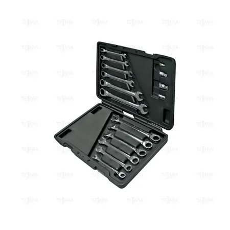 SET OF 12 MASTERGEAR COMBINATION WRENCHES 8-19 MM - EGA Master