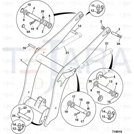 JCB Part No.# 808/00303, Bush split-55 outside dia - JCB Spare Parts