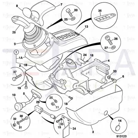 JCB Part No.# 331/63292, STRUT, GAS - JCB Spare Parts