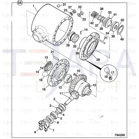 JCB Part No.# 828/00339, O'RING - JCB Spare Parts