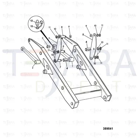 JCB Part No.# 331/43848, INTERLEVER short - JCB Spare Parts