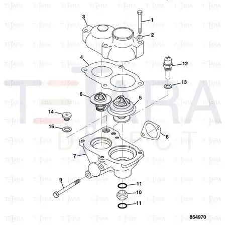 JCB Part No.# 02/950426, Connector - JCB Spare Parts