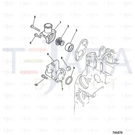 JCB Part No.# 02/910098, SEAL - JCB Spare Parts