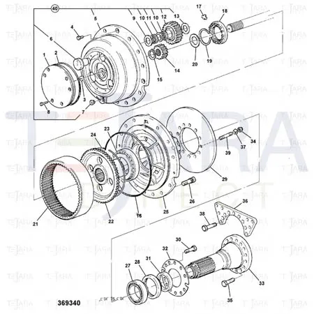 JCB Part No.# 10/906580, SPACER - JCB Spare Parts