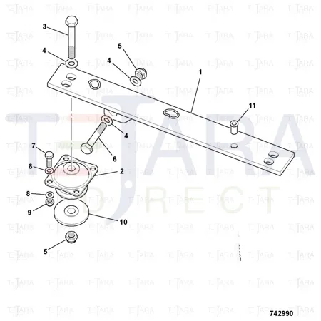 JCB Part No.# 332/P7244, WASHER - JCB Spare Parts