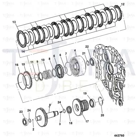 JCB Part No.# 04/600203, PISTON - JCB Spare Parts