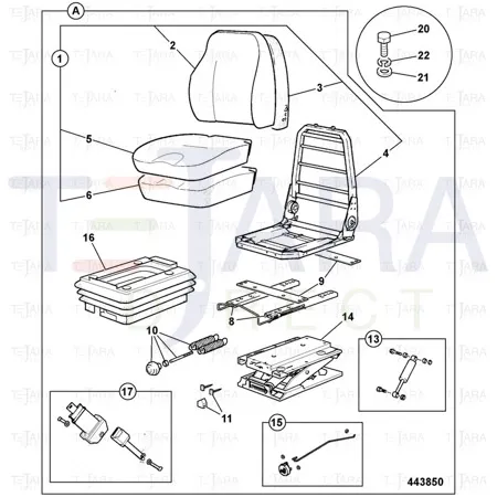 JCB Part No.# 40/910657, Kit Weight Adjuste - JCB Spare Parts