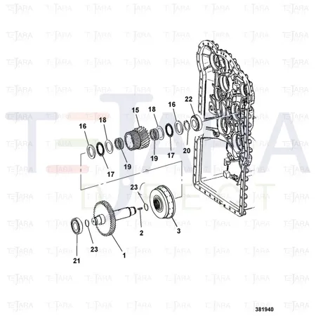 JCB Part No.# 04/600852, COUPLING - JCB Spare Parts