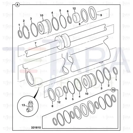 JCB Part No.# 998/10369, KIT-SEAL - JCB Spare Parts