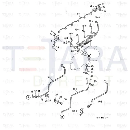 JCB Part No.# 02/800174, VALVE - JCB Spare Parts