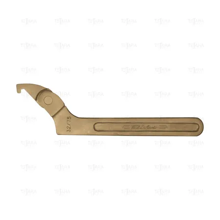 ADJUSTABLE HOOK SPANNER 32-75 NON SPARKING Cu-Be. - EGA Master