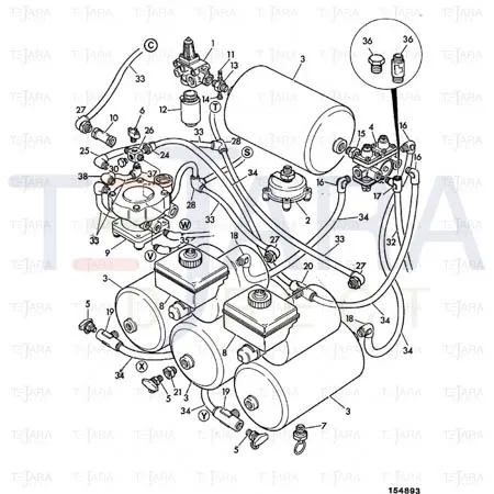 JCB Part No.# 15/907200, SILENCER - JCB Spare Parts