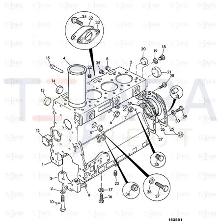 JCB Part No.# 02/100101, THIMBLE - JCB Spare Parts