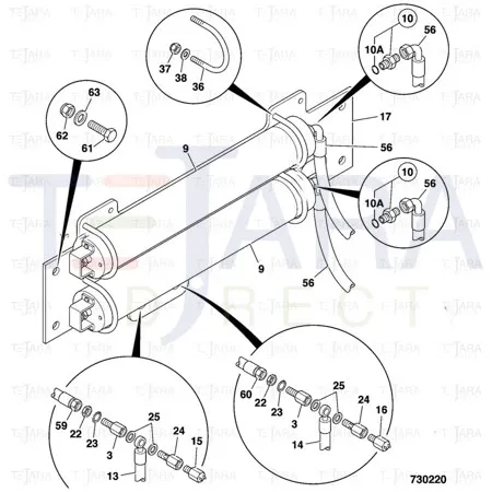 JCB Part No.# 1417/0014D, (W) (P) WASHER 1/2 - JCB Spare Parts