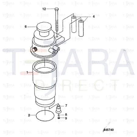JCB Part No.# 7211/50730, ELEMENT - JCB Spare Parts