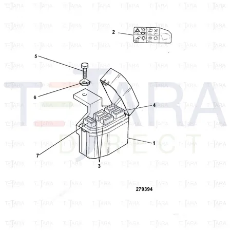 JCB Part No.# 717/11060, FUSE 60 AMP - JCB Spare Parts