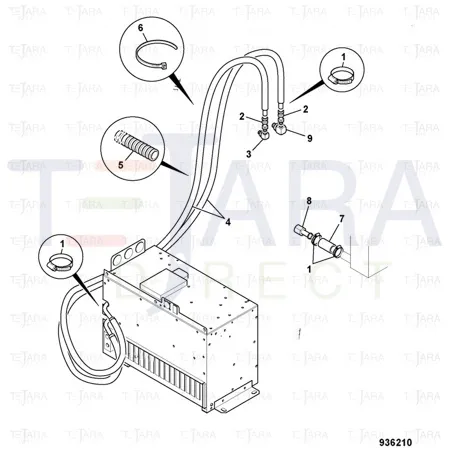 JCB Part No.# 242/00387, DRAIN PLUG - COOLING - JCB Spare Parts