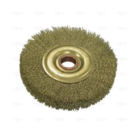 WHEEL BRUSH 200 X 32 MM BRASS - EGA Master
